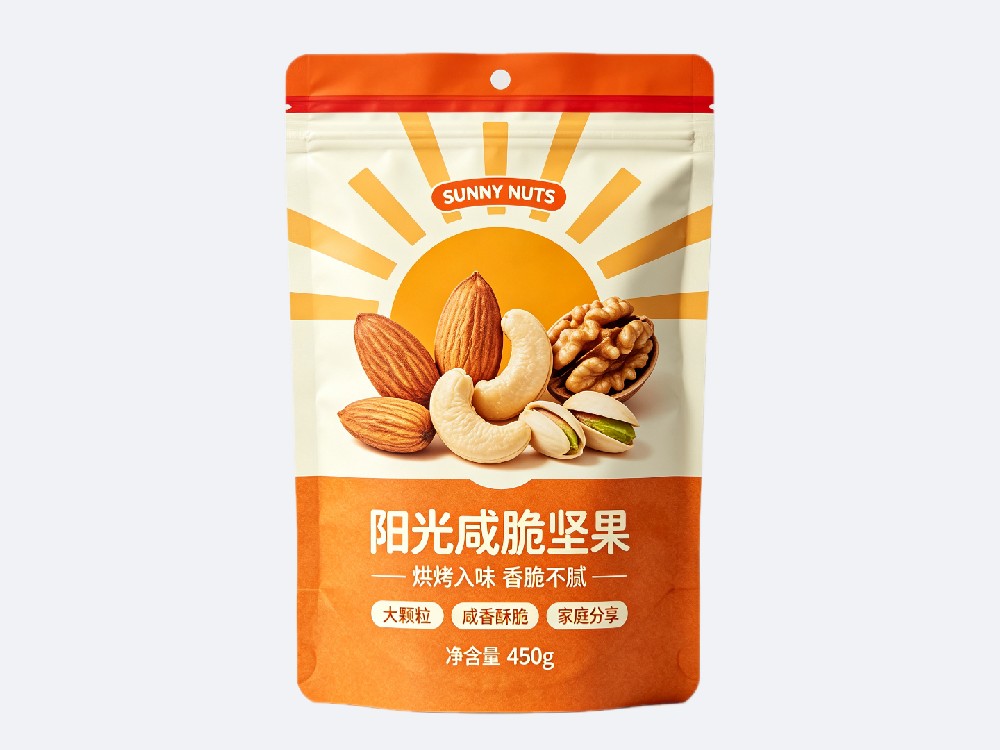 坚果果干自立袋